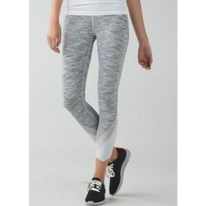 LULULEMON Wunder Under Crop II (Roll Down Mesh)